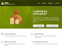 Tablet Screenshot of aimsbankers.com